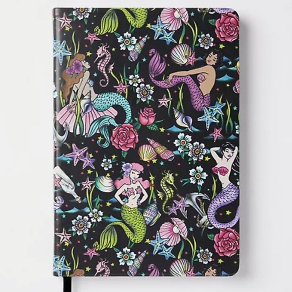 Other - 🌻6x8 Mermaid Tattoo Hardcover Notebook